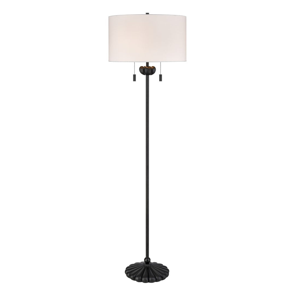 Liliaceae 63'' High 2-Light Floor Lamp - Black