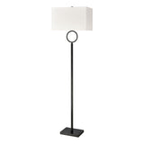 Staffa 62'' High 1-Light Floor Lamp - Matte Black