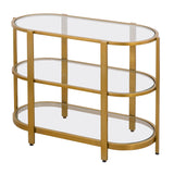 Blain Console Table - Brass