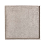 Square Linen Texture Tray - Set of 2 Nickel