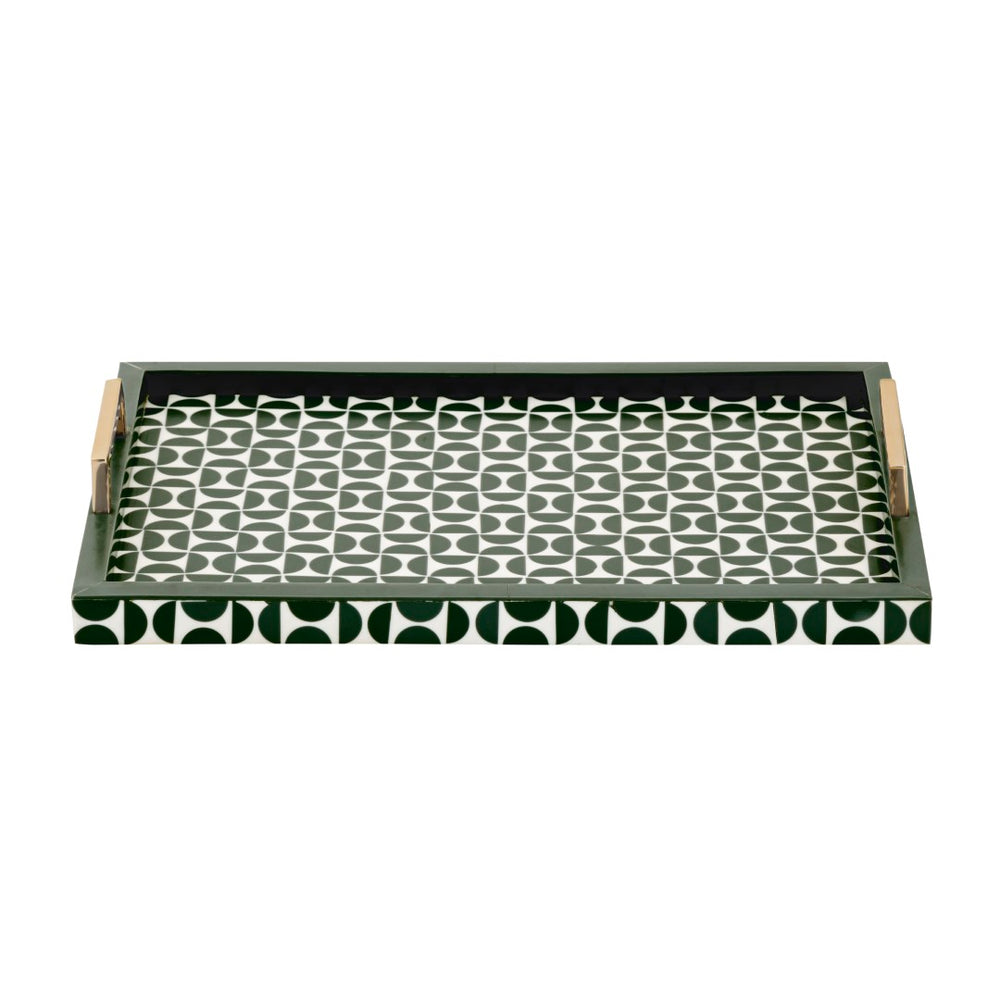 Futrelle Tray - Set of 2 Dark Green