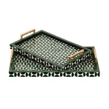 Futrelle Tray - Set of 2 Dark Green