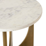 Elroy Accent Table - Brass