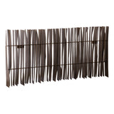 Ridge Dimensional Wall Art - Brass