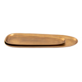 Blain Tray - Set of 2 Brass