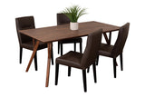 Porter Designs Portola Solid Acacia Wood Modern Dining Table Brown 07-108-01-0021WW