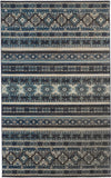 Nolan Geometric Tribal Rug - Vintage Kazak Inspired, Easy Care Polypropylene, Indoor/Outdoor Use