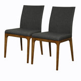 Devon Fabric Chair, (Set of 2)