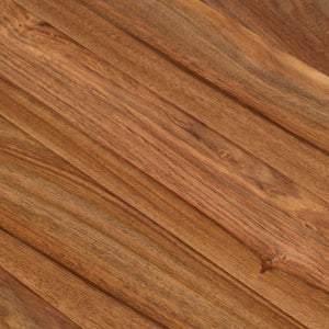 Porter Designs Urban Solid Sheesham Wood Round Contemporary End Table Natural 05-117-08-1439