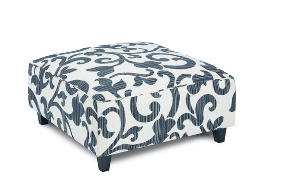 Fusion 109 Transitional Cocktail Ottoman 109 Sonata Navy