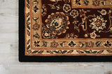 Nourison Nourison 2000 2017 Persian Handmade Tufted Indoor Area Rug Black 7'9" x 9'9" 99446607409