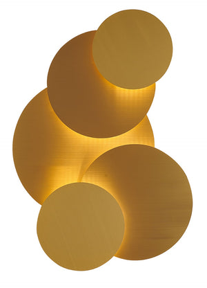 Bethel Brass LED Wall Sconce in Metal