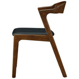 Swansea Leatherette Chair - Set of 2 Black