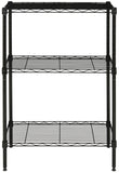 Sierra Mini 3 Tier Chrome Wire Shelve (23 In. W X 13 In. D X 35 In. H)