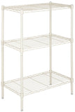 Sierra Mini 3 Tier Chrome Wire Shelve (23 In. W X 13 In. D X 35 In. H)