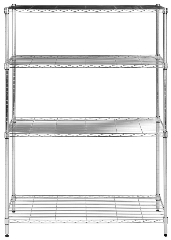 Safavieh Bravo 4 Tier Shelve in Chrome HAC2002B 889048181076