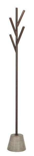 Safavieh Branch Coat Hanger Concrete 60"H Dark Grey HAC3000A 889048326453