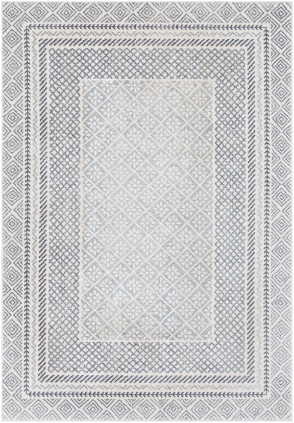 Harput HAP-1088 Global Polypropylene Rug HAP1088-93126 Charcoal, Light Gray, Ivory 100% Polypropylene 9' x 12'6"