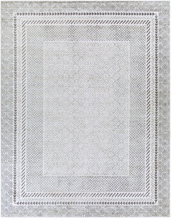 Harput HAP-1088 Global Polypropylene Rug HAP1088-710103 Charcoal, Light Gray, Ivory 100% Polypropylene 7'10" x 10'3"