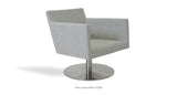 Harput Swivel Lounge Silver