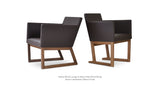 Harput Wood Lounge Brown