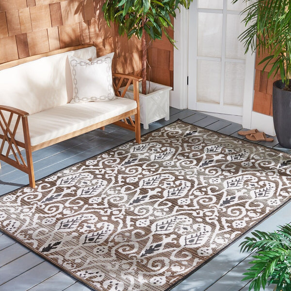 Safavieh Havana 321 Power Loomed 74% Polypropylene/12% Polyester/14% Backing Material Outdoor Rug HAV321E-9
