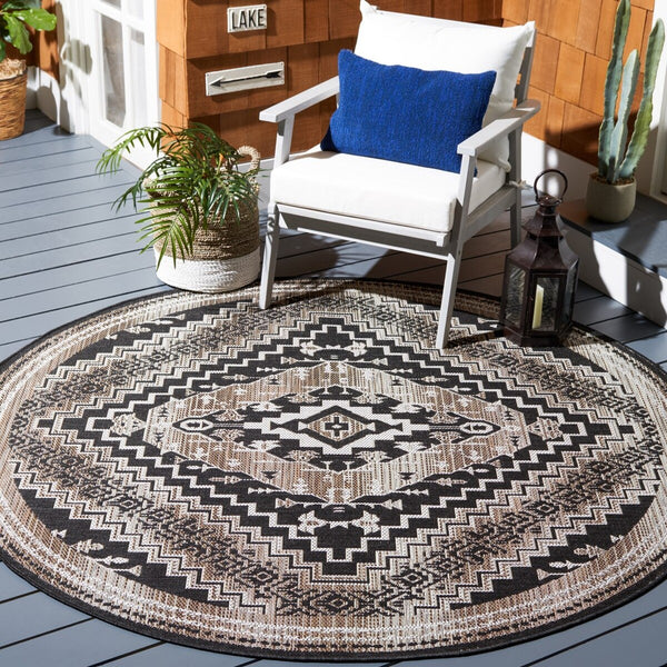 Safavieh Havana 341 Power Loomed 74% Polypropylene/12% Polyester/14% Backing Material Outdoor Rug HAV341E-9