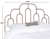 Safavieh Paloma Metal Retro Headboard Antique Bronze HBD6201D-F 889048648210