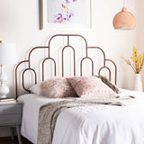 Safavieh Paloma Metal Retro Headboard Antique Bronze HBD6201D-F 889048648210