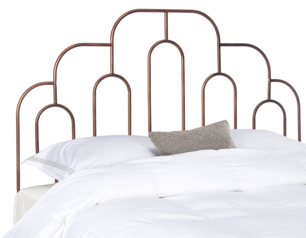 Safavieh Paloma Metal Retro Headboard Antique Bronze HBD6201D-Q 889048648227