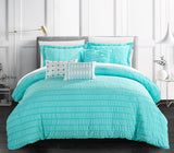 Hadassah Blue Queen 6pc Comforter Set