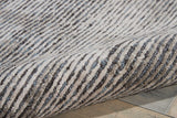 Nourison Ellora ELL03 Modern Handmade Knotted Indoor only Area Rug Slate 7'9" x 9'9" 99446384928