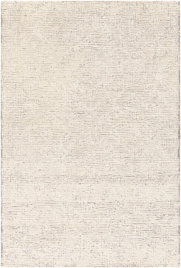 Halcyon HCY-2300 Modern NZ Wool, Viscose Rug HCY2300-81012 Medium Gray, Khaki, Cream 90% NZ Wool, 10% Viscose 8'10" x 12'