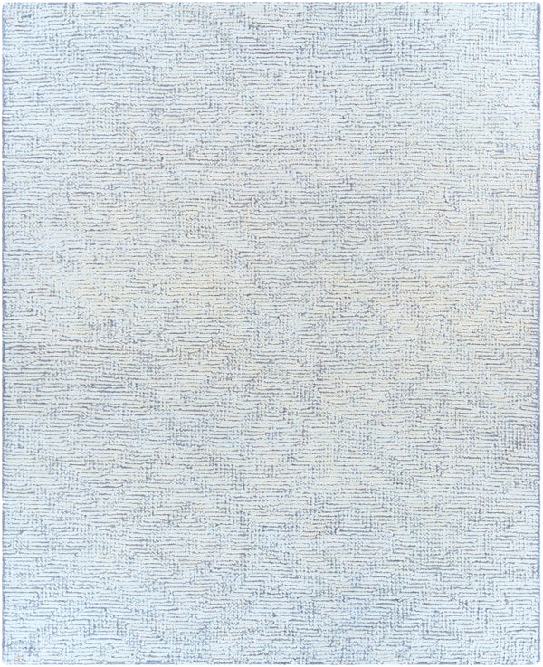 Halcyon HCY-2302 Modern NZ Wool, Viscose Rug HCY2302-810 Medium Gray, Cream 90% NZ Wool, 10% Viscose 8' x 10'