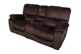 Ramsey Microfiber seat Transitional Reclining Console Love