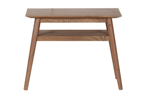 Porter Designs Portola Solid Acacia Wood Transitional End Table Natural 05-108-15-2045