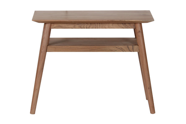 Porter Designs Portola Solid Acacia Wood Transitional End Table Natural 05-108-15-2045