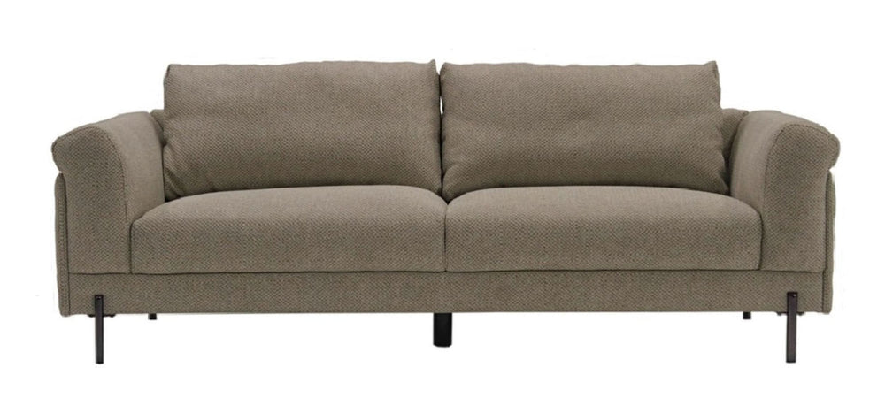 VIG Furniture Divani Casa Hello - Modern Beige Fabric Sofa VGCF586-BEIGE-S