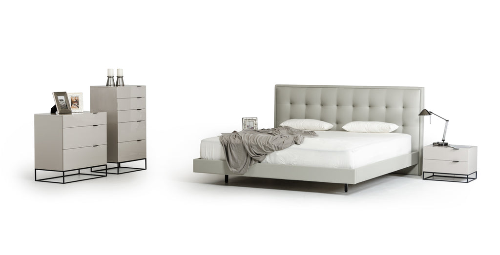 VIG Furniture Modrest Hera Modern Grey Nightstand VGCNHERA-NS