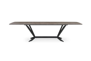 VIG Furniture Modrest Herzog - Modern Grey Ceramic Dining Table VGVCT1860-DT