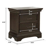 Pulaski Furniture Caldwell 2 Drawer Nightstand P012140-PULASKI P012140-PULASKI