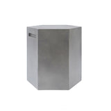 VIG Furniture Modrest Cruz Modern Grey Concrete Stool VGLBHEXA-STR42-01