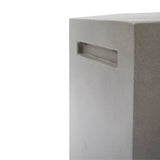 VIG Furniture Modrest Cruz Modern Grey Concrete Stool VGLBHEXA-STR42-01