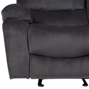 Porter Designs Ramsey Triple Power seat Transitional Reclining Console Love Gray 03-112C-02-6014A