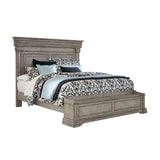 Pulaski Furniture Madison Ridge California King Panel Bed with Blanket Chest Footboard in Heritage Taupe P091-BR-K6-PULASKI P091-BR-K6-PULASKI