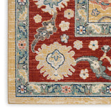 Nourison Parisa PSA07 French Country Machine Made Loom-woven Indoor Area Rug Gold Brick 2'3" x 10' 99446858856