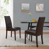 Hartford Bicast Leather Dining Chair - Set of 2