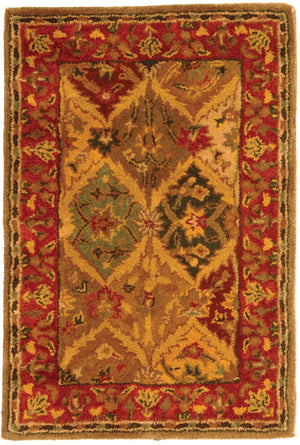 Safavieh Heritage 111 Hand Tufted 80% Wool/10% Cotton/10% Latex Rug HG111A-4SQ