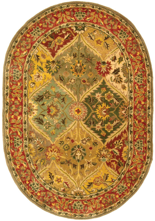 Safavieh Heritage 111 Hand Tufted 80% Wool/10% Cotton/10% Latex Rug HG111A-4SQ