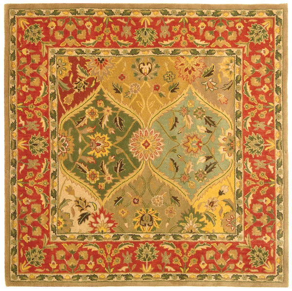 Safavieh Heritage 111 Hand Tufted 80% Wool/10% Cotton/10% Latex Rug HG111A-4SQ